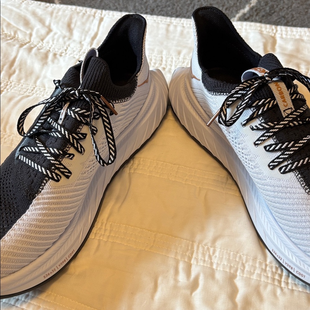 Hoka Black and White Running Shoes - Picture 7 of 12
